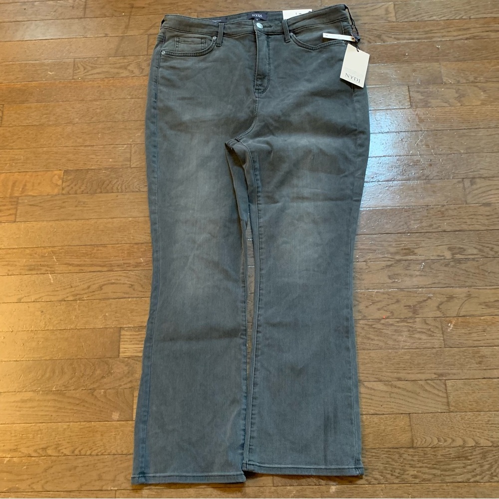 NYDJ Sure Stretch Higher Rise Slim Bootcut Ankle Jeans | 14 | NEW!! - Picture 2 of 14